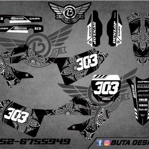קיט מדבקות ל Yamaha YZ 125 250 2022-2024 V10