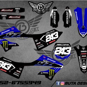קיט מדבקות ל Yamaha YZ 125 250 2022-2024 V11