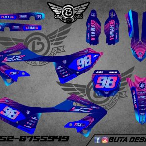 קיט מדבקות ל Yamaha YZ 125 250 2022-2024 V18