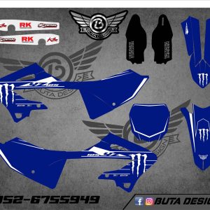 קיט מדבקות ל Yamaha YZ 125 250 2022-2024 V2