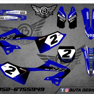 קיט מדבקות ל Yamaha YZ 125 250 2022-2024 V3