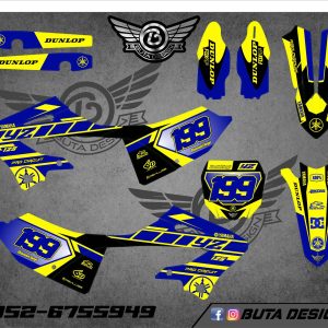 קיט מדבקות ל Yamaha YZ 125 250 2022-2024 V5