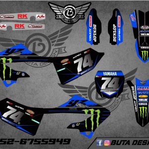 קיט מדבקות ל Yamaha YZ 125 250 2022-2024 V7