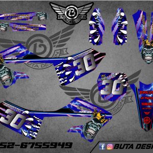 קיט מדבקות ל Yamaha YZ 125 250 2022-2024 V8