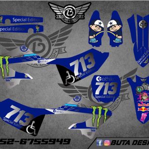 קיט מדבקות ל Yamaha YZ 125 250 2022-2024 V9