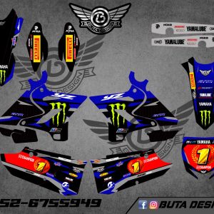 קיט מדבקות ל Yamaha YZ 125 250 2015-2021 V68