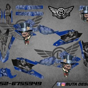 קיט מדבקות ל Yamaha YZF WRF 450 2014-2017 YZF 250 2018 V17