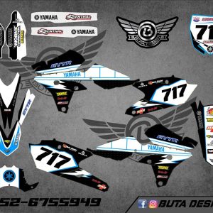 קיט מדבקות ל Yamaha YZF WRF 450 2014-2017 YZF 250 2018 V24