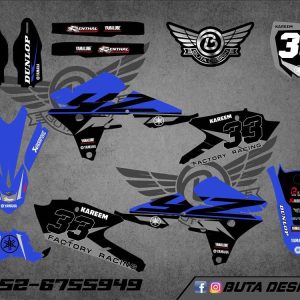 קיט מדבקות ל Yamaha YZF WRF 450 2014-2017 YZF 250 2018 V25