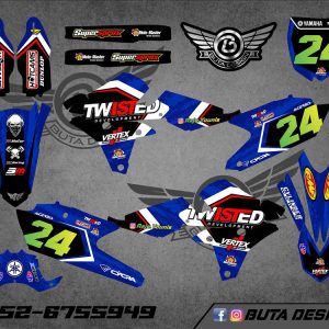 קיט מדבקות ל Yamaha YZF WRF 450 2014-2017 YZF 250 2018 V40