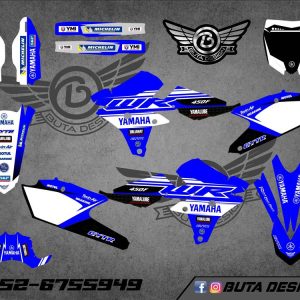 קיט מדבקות ל Yamaha YZF WRF 450 2014-2017 YZF 250 2018 V47