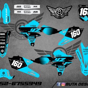 קיט מדבקות ל Yamaha YZF WRF 450 2014-2017 YZF 250 2018 V48