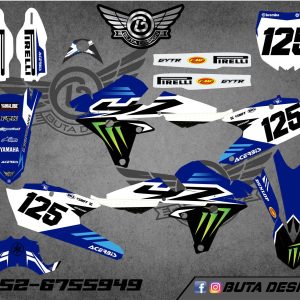 קיט מדבקות ל Yamaha YZF WRF 450 2014-2017 YZF 250 2018 V50