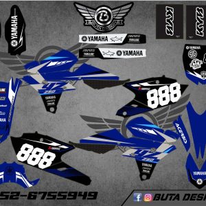 קיט מדבקות ל Yamaha YZF WRF 450 2014-2017 YZF 250 2018 V62