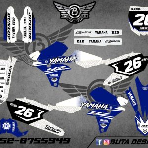 קיט מדבקות ל Yamaha YZF WRF 450 2014-2017 YZF 250 2018 V66