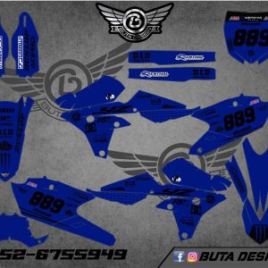 קיט מדבקות ל Yamaha YZF WRF 450 2014-2017 YZF 250 2018 V68