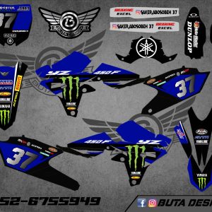קיט מדבקות ל Yamaha YZF WRF 450 2014-2017 YZF 250 2018 V74