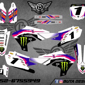 קיט מדבקות ל Yamaha YZF 450 2019-2022 YZF 250 2020-2023 V82