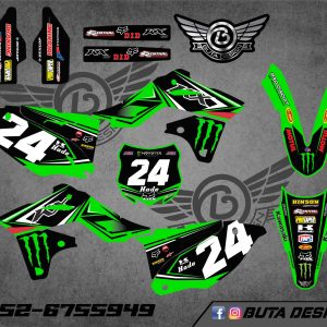 קיט מדבקות ל Kawasaki KX 250 2013-2016 V12