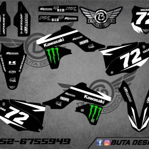 קיט מדבקות ל Kawasaki KX 250 2013-2016 V13