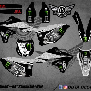 קיט מדבקות ל Kawasaki KX 250 2013-2016 V15