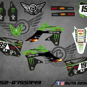 קיט מדבקות ל Kawasaki KX 250 2013-2016 V2