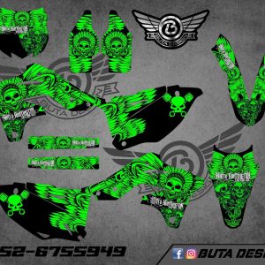קיט מדבקות ל Kawasaki KX 250 2013-2016 V23