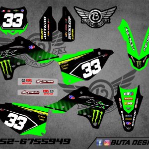 קיט מדבקות ל Kawasaki KX 250 2013-2016 V24