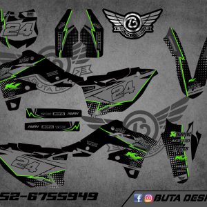 קיט מדבקות ל Kawasaki KX 250 2013-2016 V25