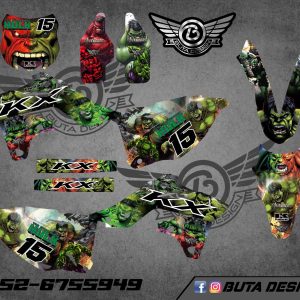 קיט מדבקות ל Kawasaki KX 250 2013-2016 V26