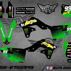 קיט מדבקות ל Kawasaki KX 250 2013-2016 V4