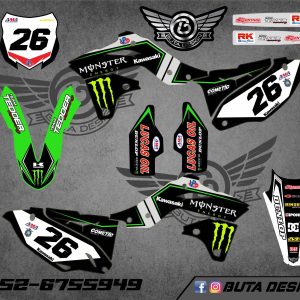 קיט מדבקות ל Kawasaki KX 250 2013-2016 V5