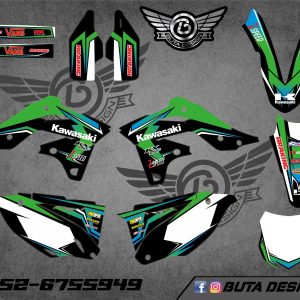 קיט מדבקות ל Kawasaki KX 250 2013-2016 V8