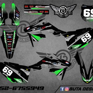 קיט מדבקות ל Kawasaki KX 250 2013-2016 V9