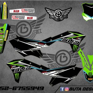 קיט מדבקות ל Kawasaki KX 250 2017-2020 V1