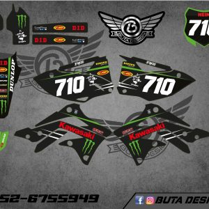 קיט מדבקות ל Kawasaki KX 450 2012-2016 V1