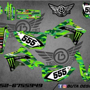 קיט מדבקות ל Kawasaki KX 450 2012-2016 V10