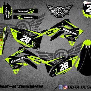 קיט מדבקות ל Kawasaki KX 450 2012-2016 V11