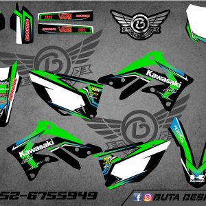 קיט מדבקות ל Kawasaki KX 450 2012-2016 V13