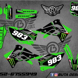 קיט מדבקות ל Kawasaki KX 450 2012-2016 V15