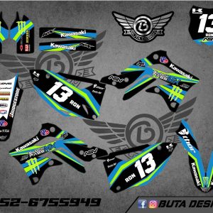 קיט מדבקות ל Kawasaki KX 450 2012-2016 V16