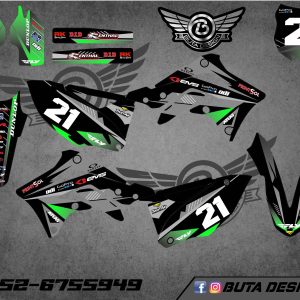 קיט מדבקות ל Kawasaki KX 450 2012-2016 V17