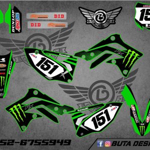 קיט מדבקות ל Kawasaki KX 450 2012-2016 V18