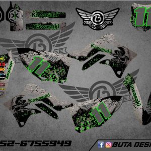 קיט מדבקות ל Kawasaki KX 450 2012-2016 V21