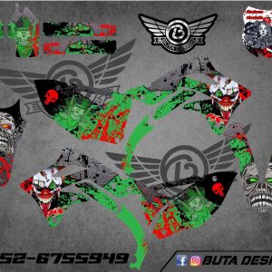 קיט מדבקות ל Kawasaki KX 450 2012-2016 V25