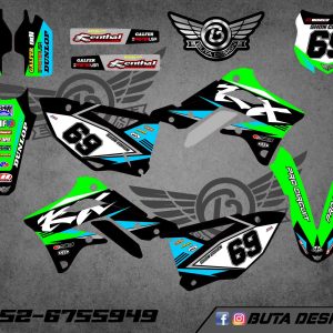 קיט מדבקות ל Kawasaki KX 450 2012-2016 V28