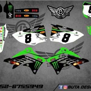 קיט מדבקות ל Kawasaki KX 450 2012-2016 V3