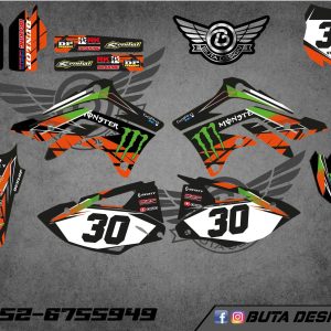 קיט מדבקות ל Kawasaki KX 450 2012-2016 V4