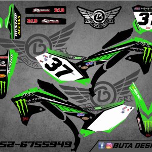 קיט מדבקות ל Kawasaki KX 450 2017-2018 V14