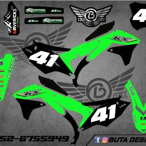 קיט מדבקות ל Kawasaki KX 450 2017-2018 V15